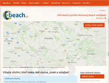 Tablet Screenshot of beach.cz